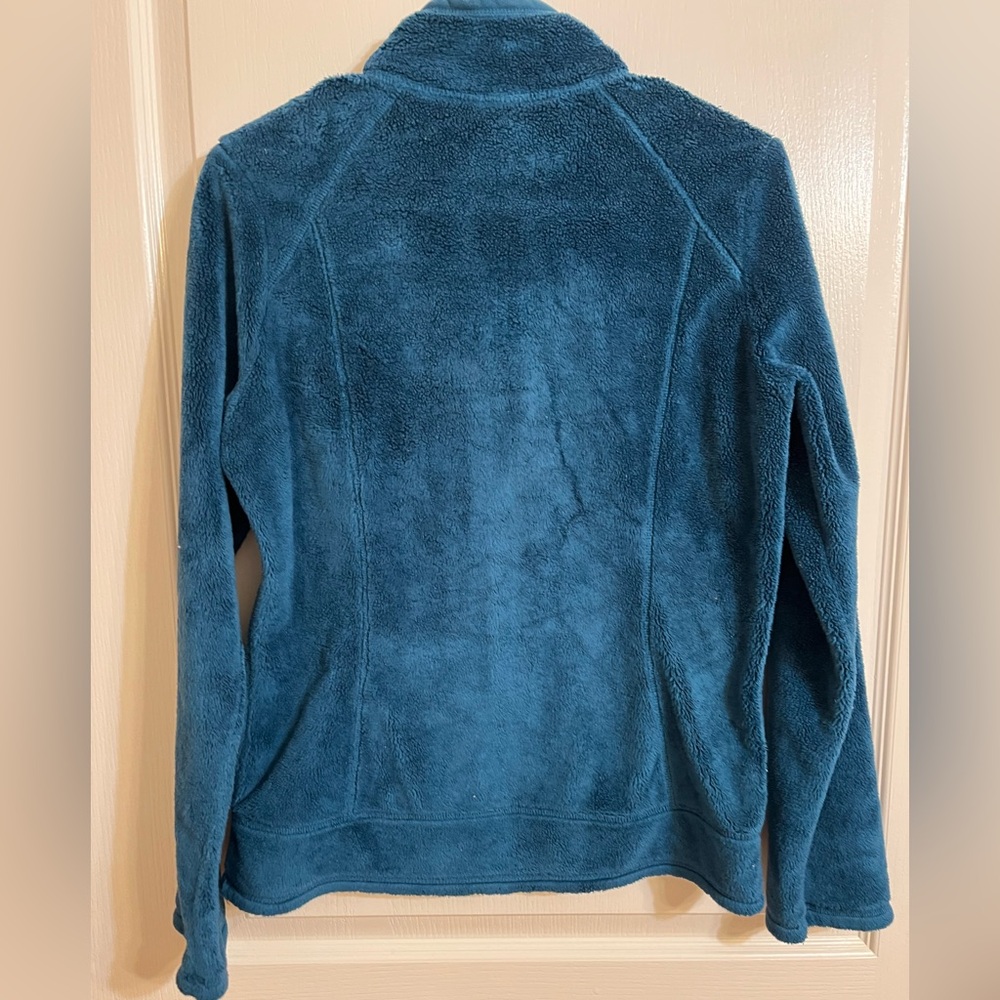 The North Face Teal Fleece Jacket - Picture 2 of 4